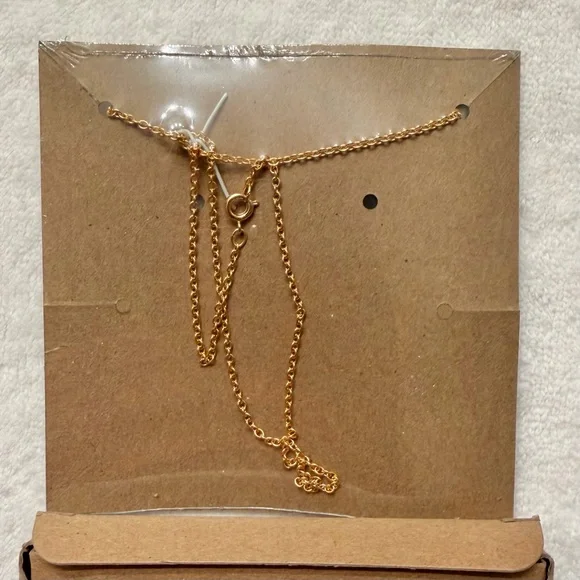 Flower Power Peace Bronze Pendant Necklace on 18" Rolo Chain - Picture 2 of 4